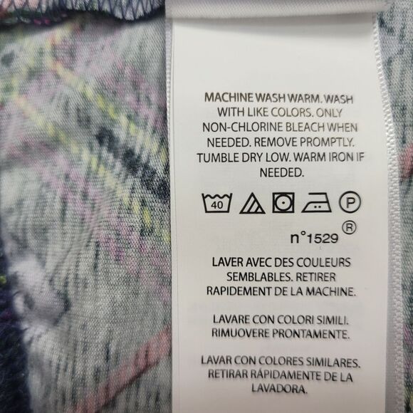 POLO Ralph Lauren Girls Patchwork Plaid Stretch Jersey Leggings Size 6X - Picture 11 of 14